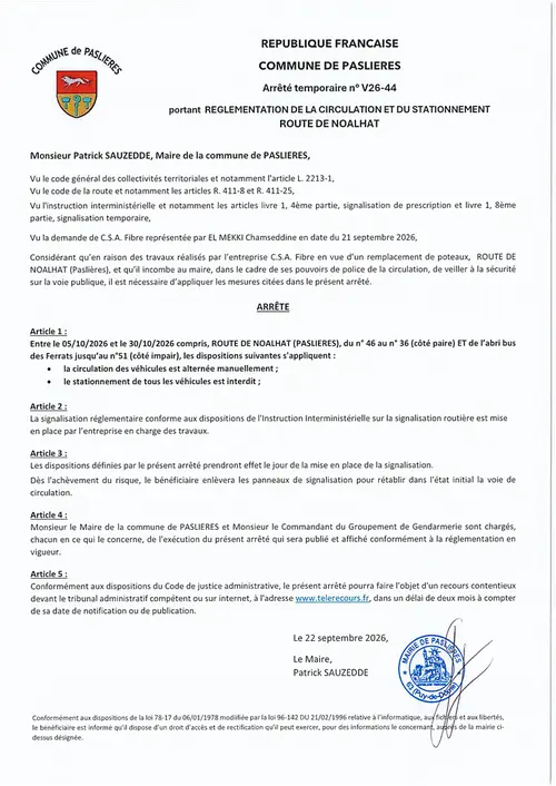 V26-44_arr&ecirc;t&eacute; circulation_route de Noalhat